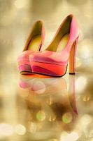 So Feminine. Roze. Bohemian. Hoge hakken.