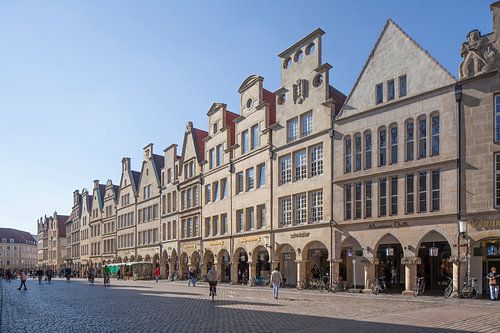 Prinzipalmarkt, Giebelhäuser, Münster, Stadt, Westfalen