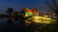 Zaanse Schans at night