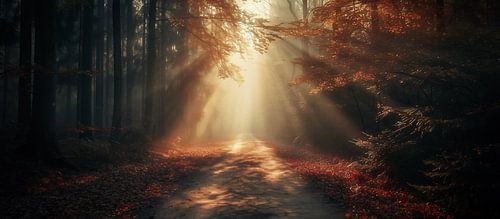 Forest in the sunshine