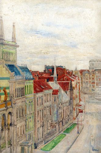 James Ensor. Straat in Oostende