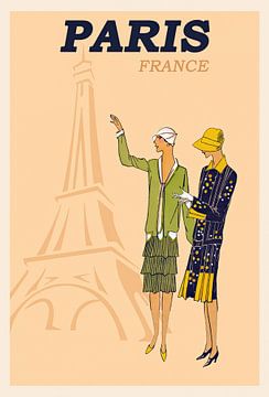 Modeskizze Paris Eiffelturm von Peter Balan