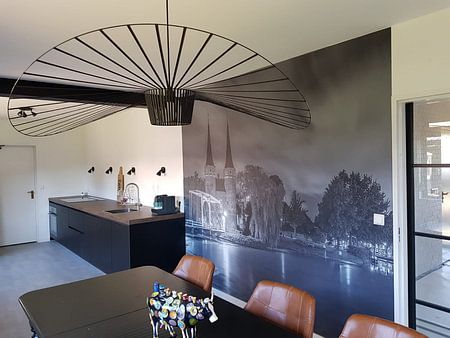 Oostpoort Delft, zwart-wit - 3