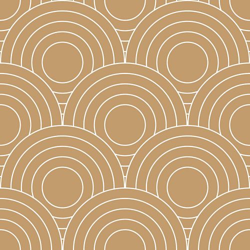 Retro Japans patroon. Abstracte geometrische illustratie in goud 6