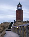 Leuchtturm Rotes Kliff, Sylt, Nordfriesland, Deutschland von Alexander Ludwig Miniaturansicht