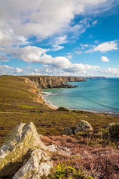 Plage Porzh Koubou beim Pointe de Dinan, Crozon, Bretagne