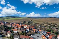 A view from Mansfeld Castle in Saxony-Anhalt