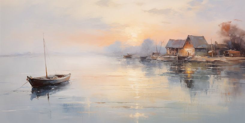 Landschap rustgevend 15 van Bert Nijholt