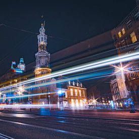 Munttoren by Night van Julius Pot