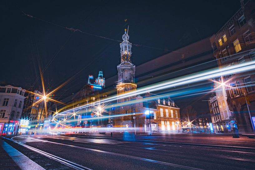 Munttoren bei Nacht von Julius Pot