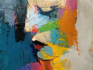 Modern figuur van Abstract Schilderij
