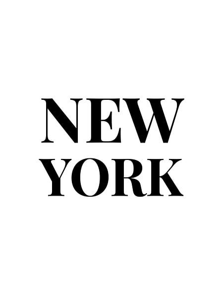 NEW YORK (in schwarz-weiß) von MarcoZoutmanDesign