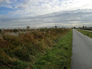 Uitwaaien op de kinderdijk