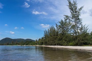 Tropisch strandje in Vietnam van Anne Zwagers