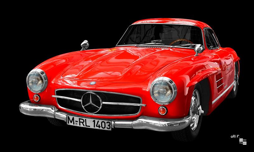 Mercedes Benz 300 SL Gullwing (W 198) van aRi F. Huber