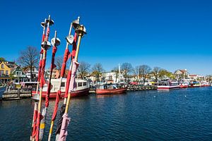 Blick auf den Alten Strom in Warnemünde