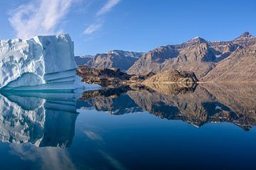 Voorbij glijdende ijsberg van Ellen van Schravendijk