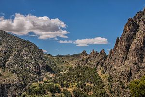 Bergland Sierra de Cazorla in Zuid- Spanje