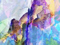 Modern, Abstract Digital Artwork - Between the Raindrops