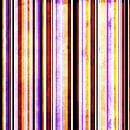 Striped art yellow, red and purple by Patricia Verbruggen thumbnail