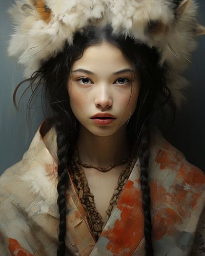 Portrait d'art numérique "Nomad&quot ;