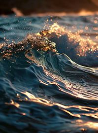Golden hour by the sea