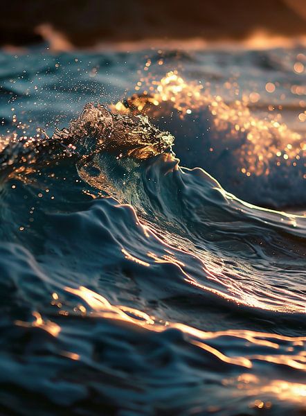 Goldene Stunde am Meer von fernlichtsicht