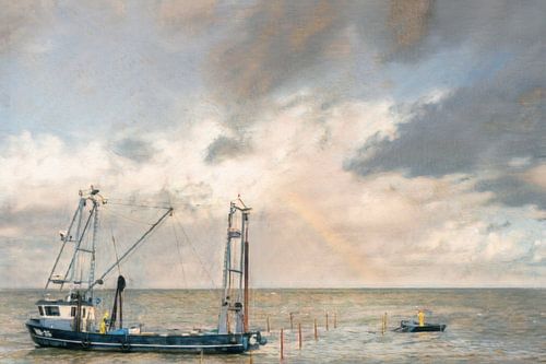 Bateau de pêche de style Monet. 2 sur Alie Ekkelenkamp