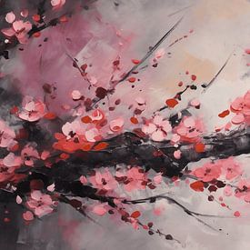 Cherry Blossom Serenade 1 by Lisa Maria Digital Art