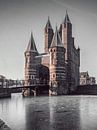 Haarlem: Amsterdamse Poort bevroren. van OK thumbnail