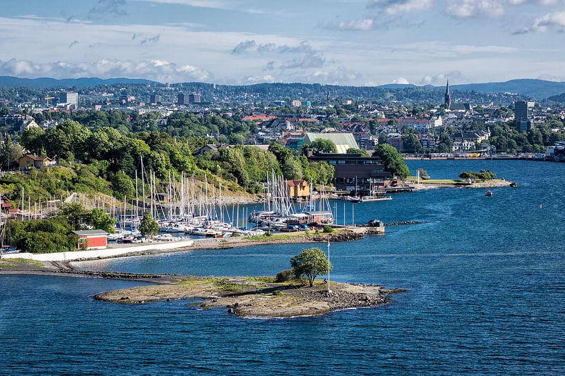Blick auf Oslo van Rico Ködder