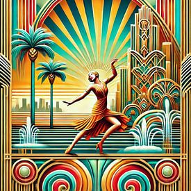 Elegant Dancing Woman by Eric Nagel