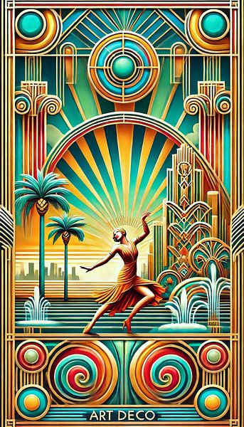 Elegant Dancing Woman by Eric Nagel