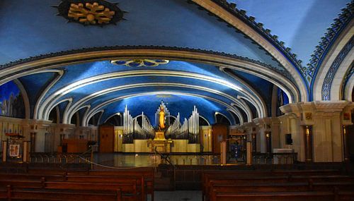 The chapel of Sainte Anne de Beaupré cathedral