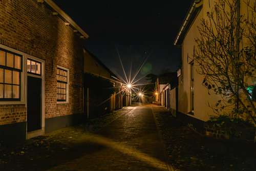 Verlassene Stadt.