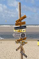 Beach signage