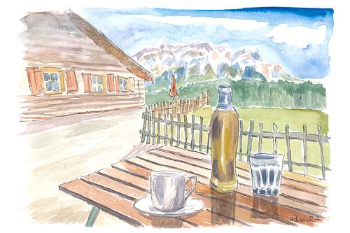 Randonnées en montagne avec pause rafraîchissement au refuge