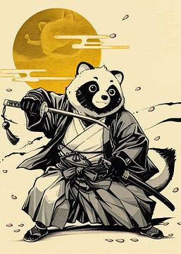 Tanuki samoerai van MIROKKU