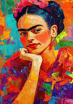Frida "Kleuren van de ziel" van Niklas Maximilian