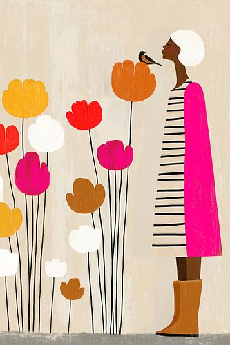 Spring kiss van Mirjam Duizendstra