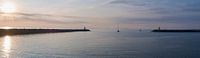 Panorama harbour head Scheveningen