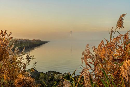 Golden hues across the IJsselmeer. by Alie Ekkelenkamp