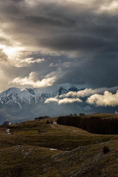 Hütte in den Bergen von Jasper den Boer