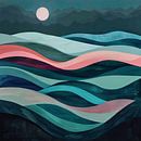 Abstrakte Landschaft von Poster Art Shop Miniaturansicht