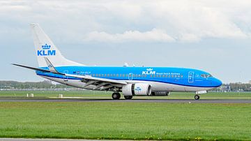 KLM Boeing 737-700 Passagierflugzeug.