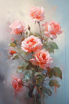 Roses by Wall Wonder