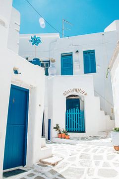 Greek cottages in Lefkes, Paros by Joep Brocker