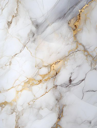Marble dreams in white and gold