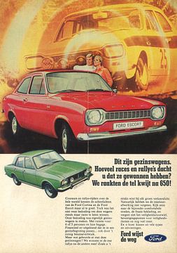 Ford escort advertising by Jaap Ros