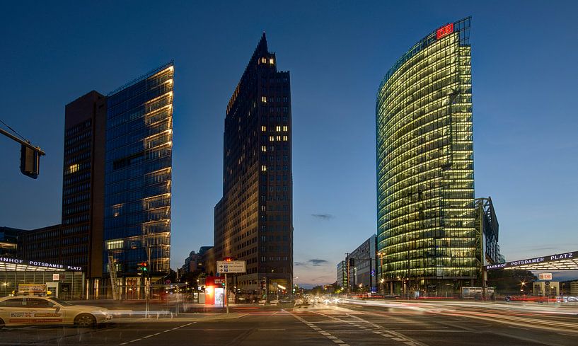 Berlijn - Potsdamerplatz van Maarten de Waard